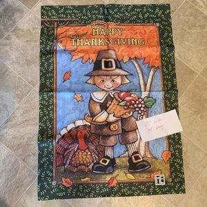 Mary Engelbreit Happy Thanksgiving house flag